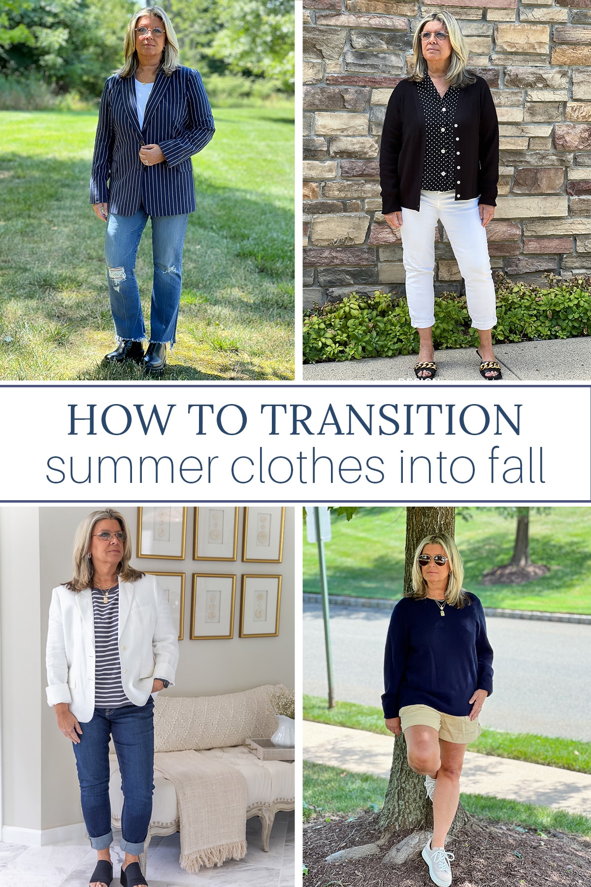 summer into fall casual outfits