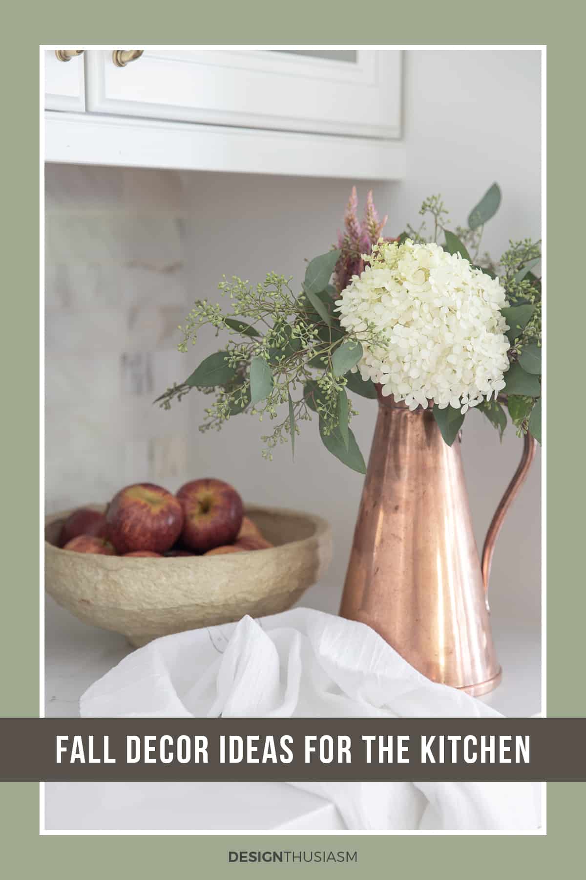 Fall kitchen decor