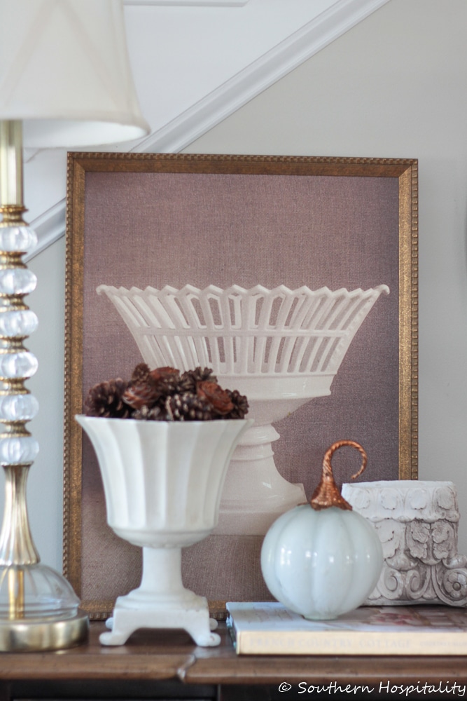 fall-foyer and dining decorating ideas