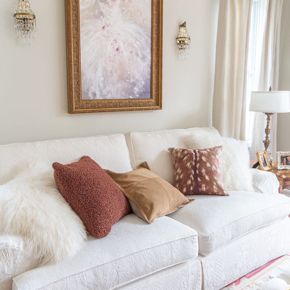 fall living room pillows