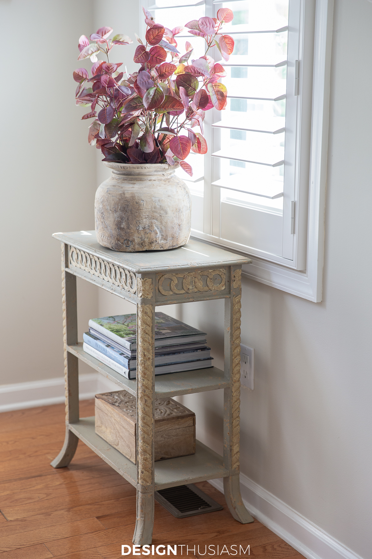 fall branches in vase