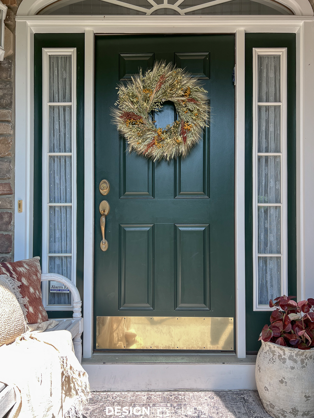 Fall porch decor