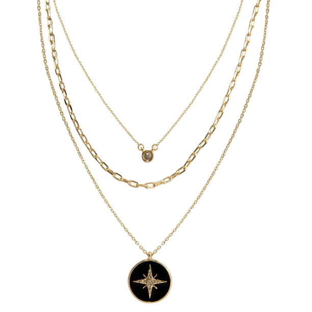 layered necklaces