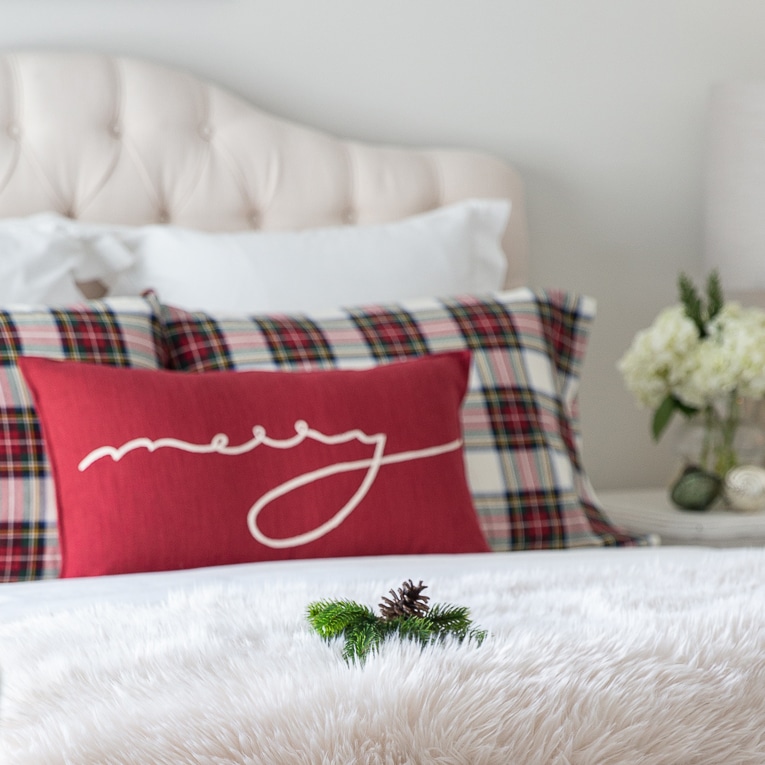 Christmas shopping guide pillows and throw