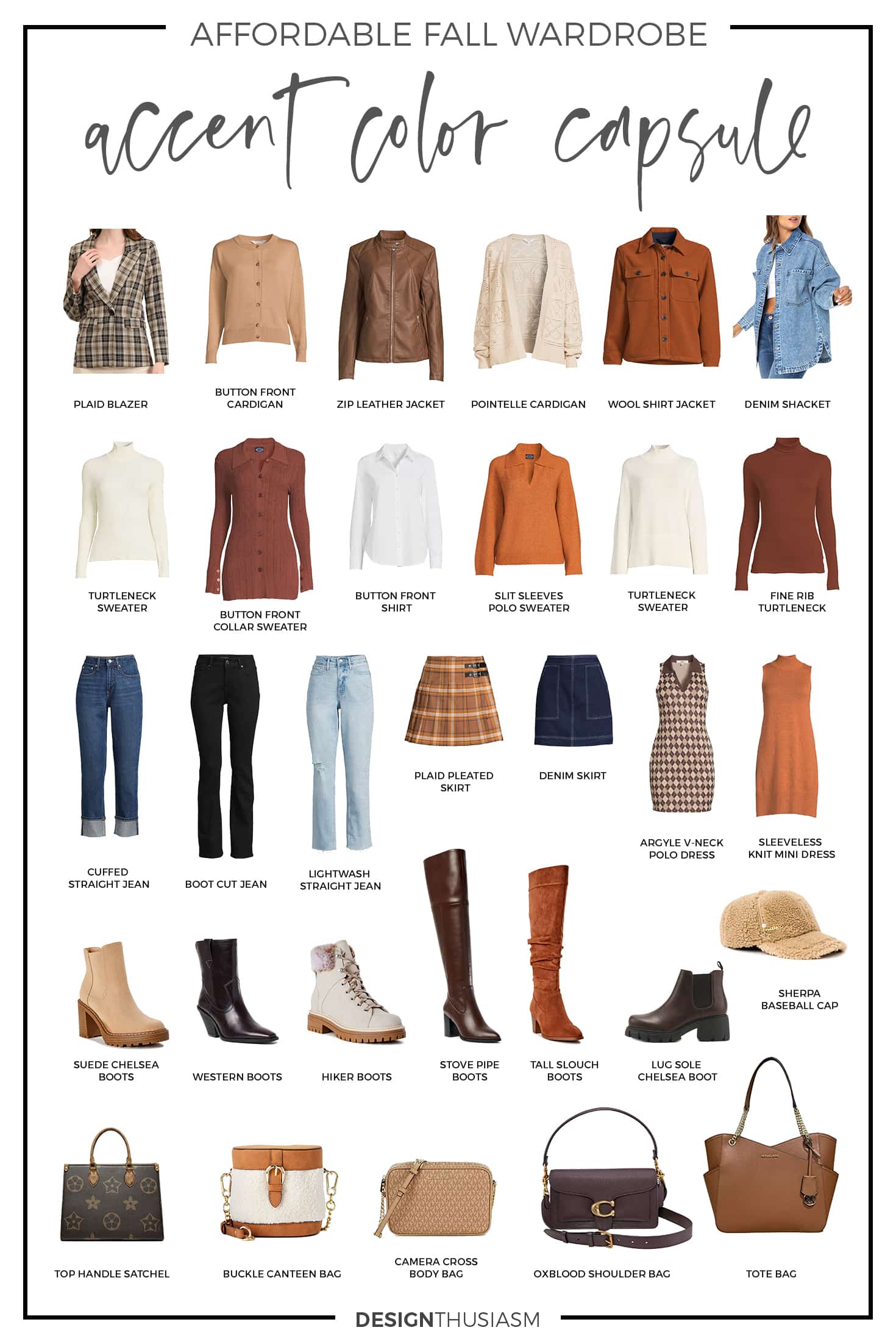 Fall Color Outfits