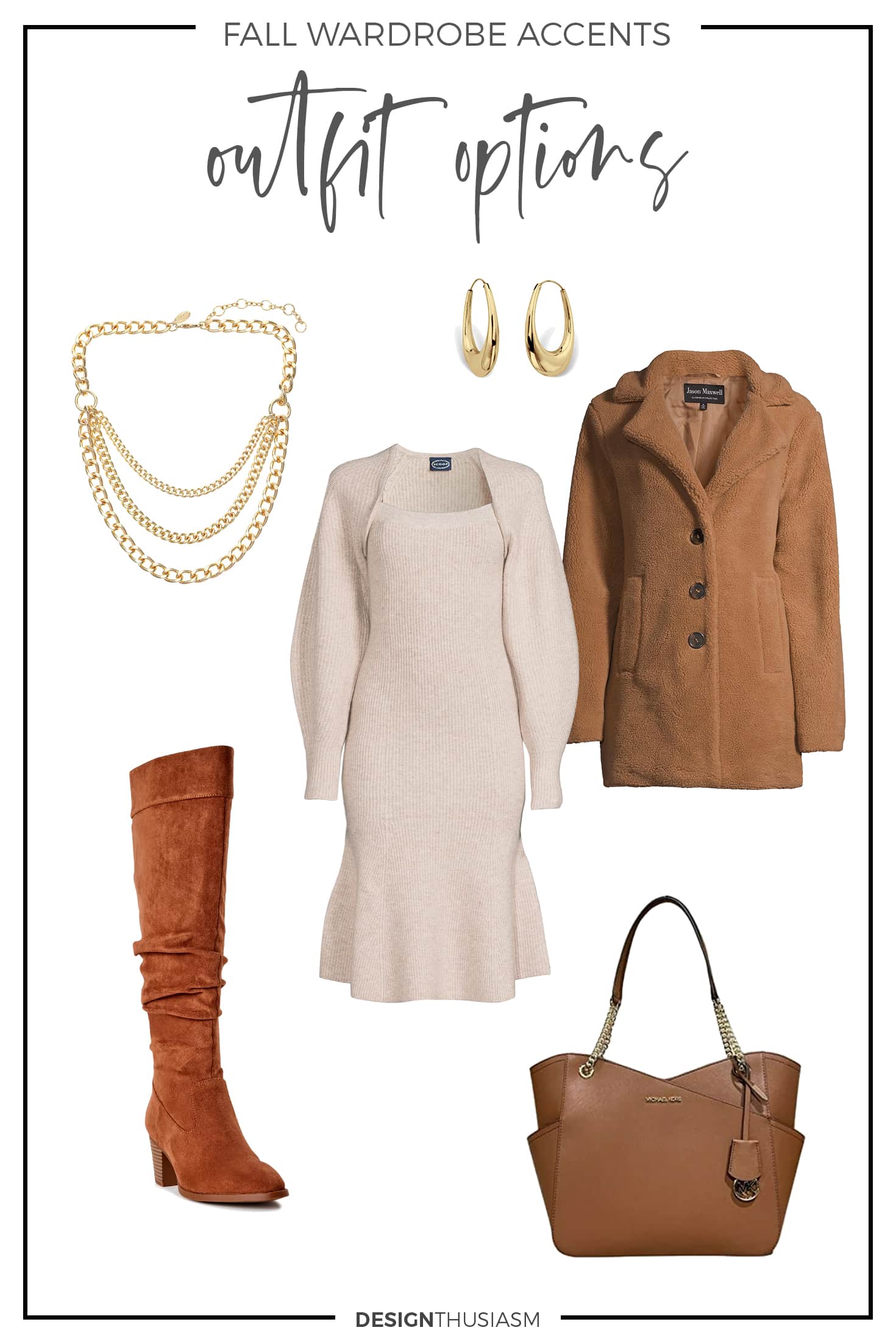 oatmeal dress Thanksgiving outfit