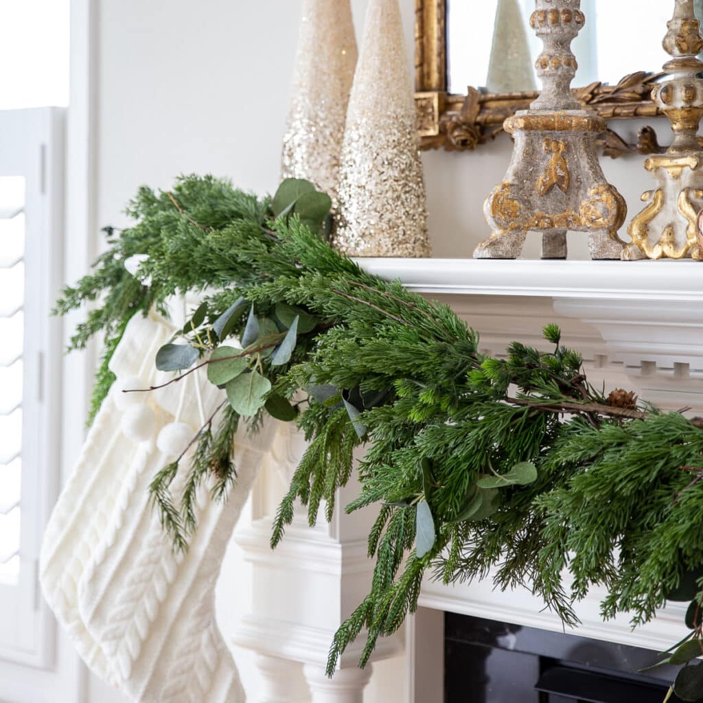 Christmas shopping guide garland