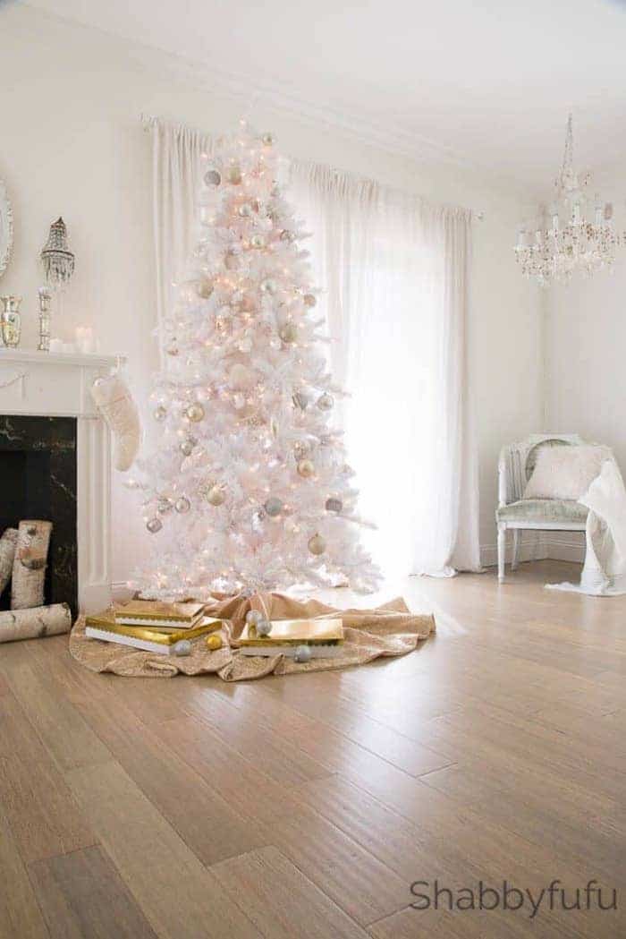 Shabbyfufu - Secrets & Tips To Decorate A White Christmas Tree