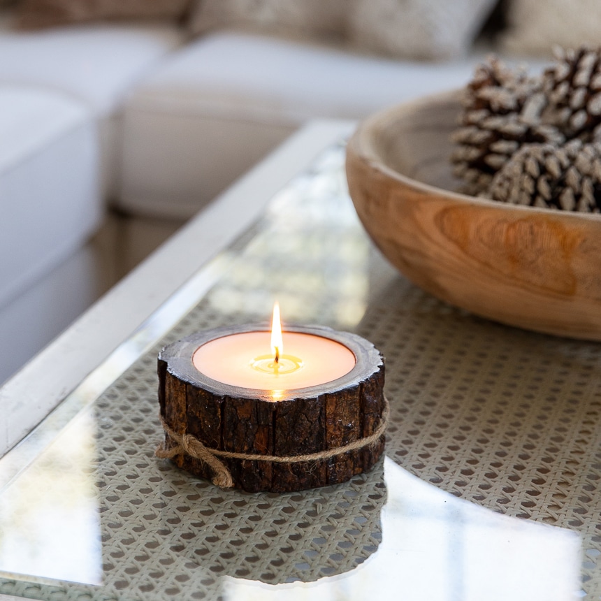 Winter Decor Candles
