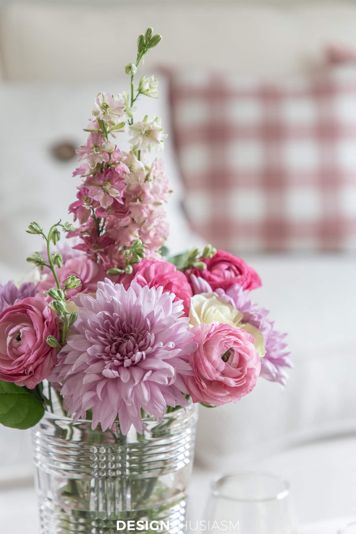 pink glam flowers