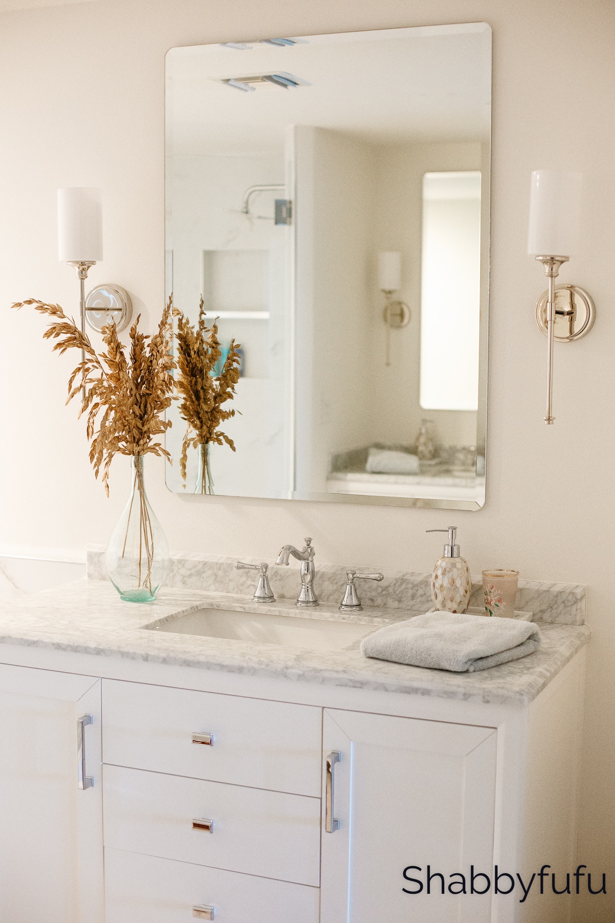 Bathroom remodel using Feng Shui - Shabbyfufu