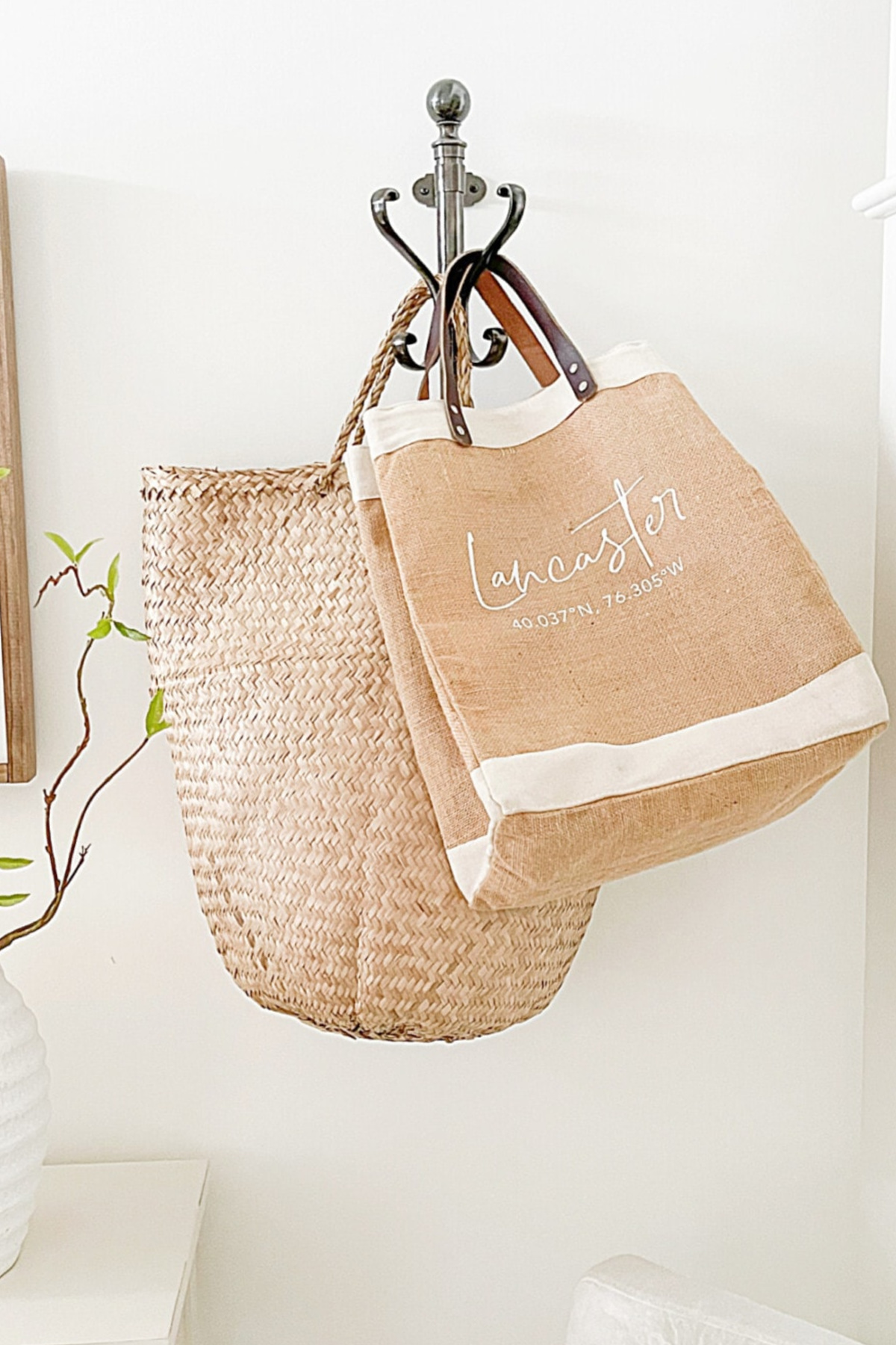 WWW #81- vertical hooks with totes- StoneGable