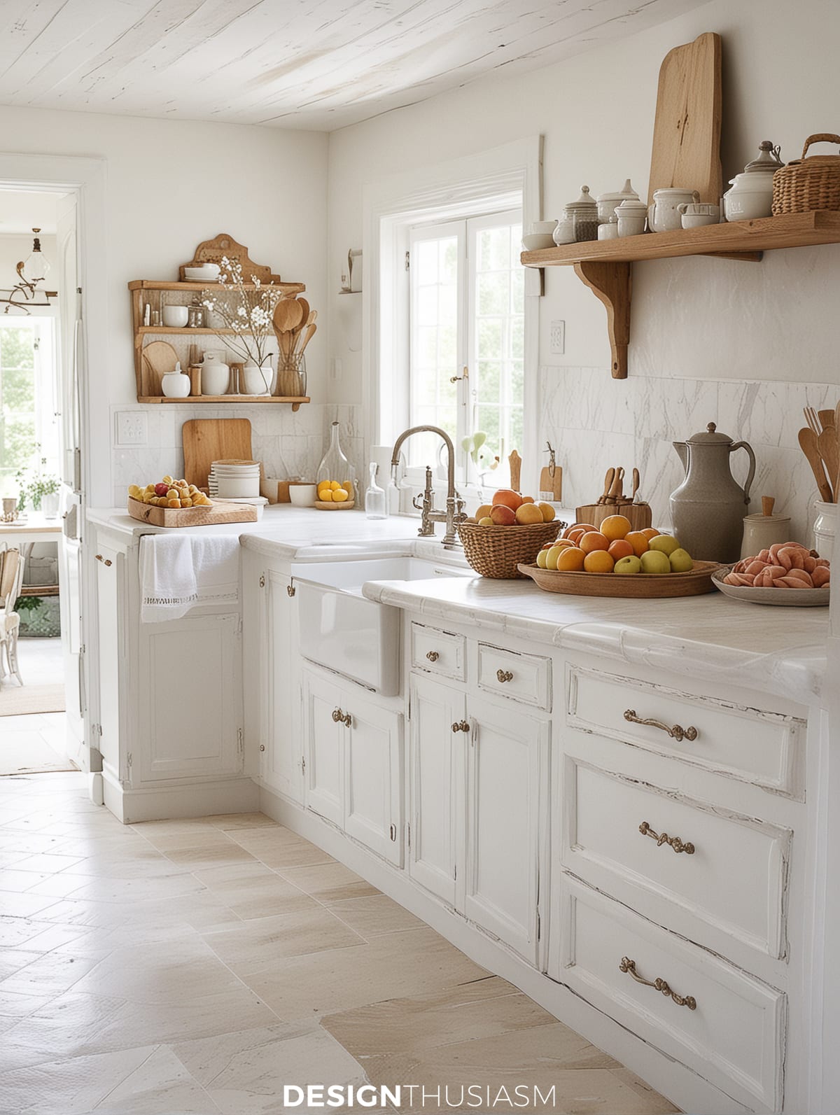 fruit on the kitchen counter for easy entertaining
