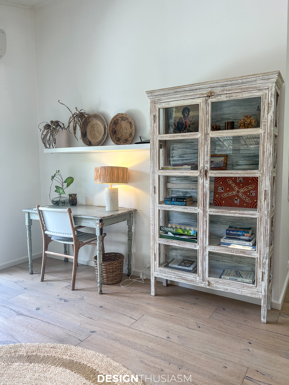 Rustic Beach Cottage work area