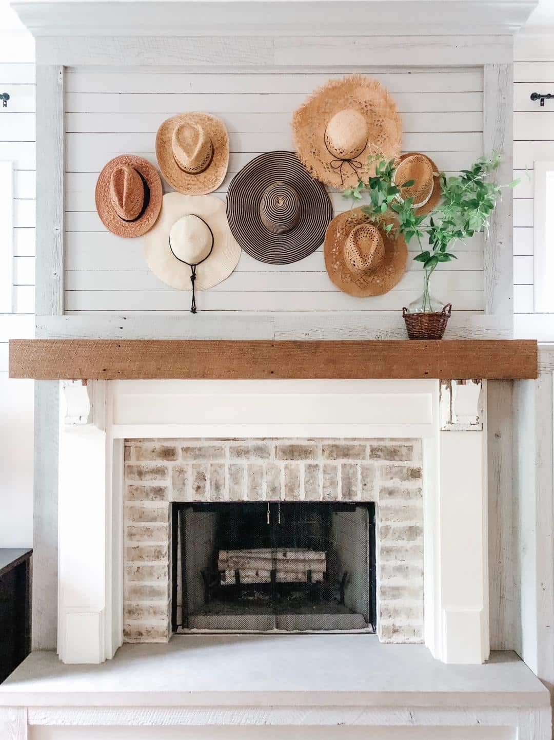 The Lettered Cottage summer mantel