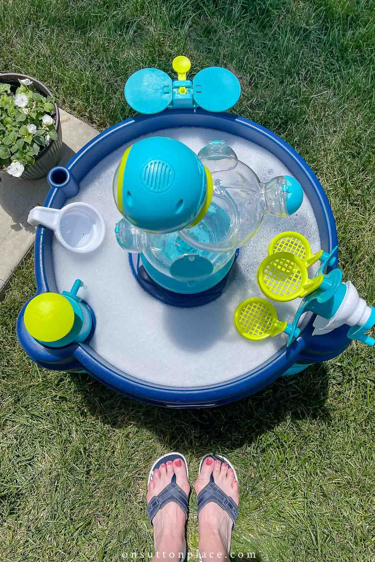 backyard fun in the summer sun