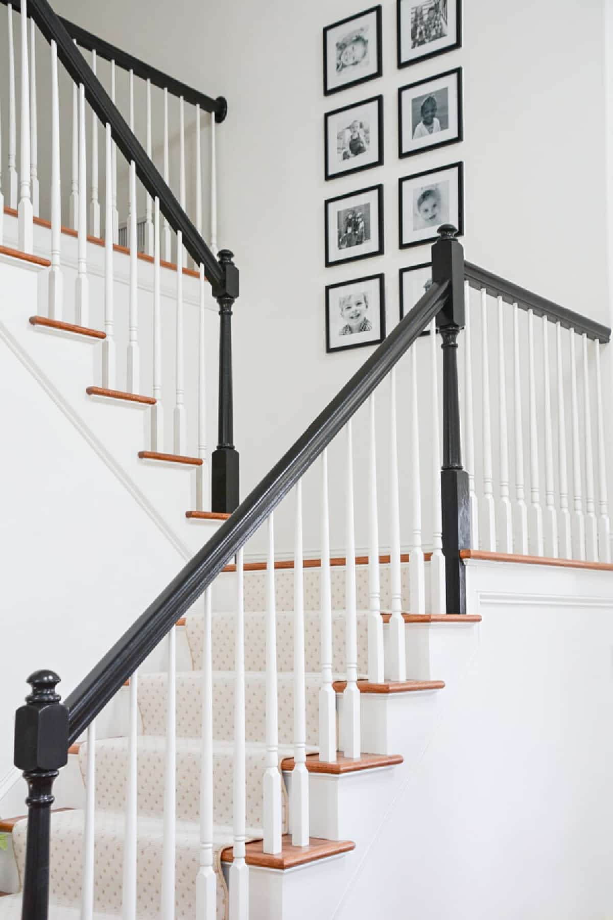 HSS 7_15- StoneGable- Painted Golden Oak Stairs