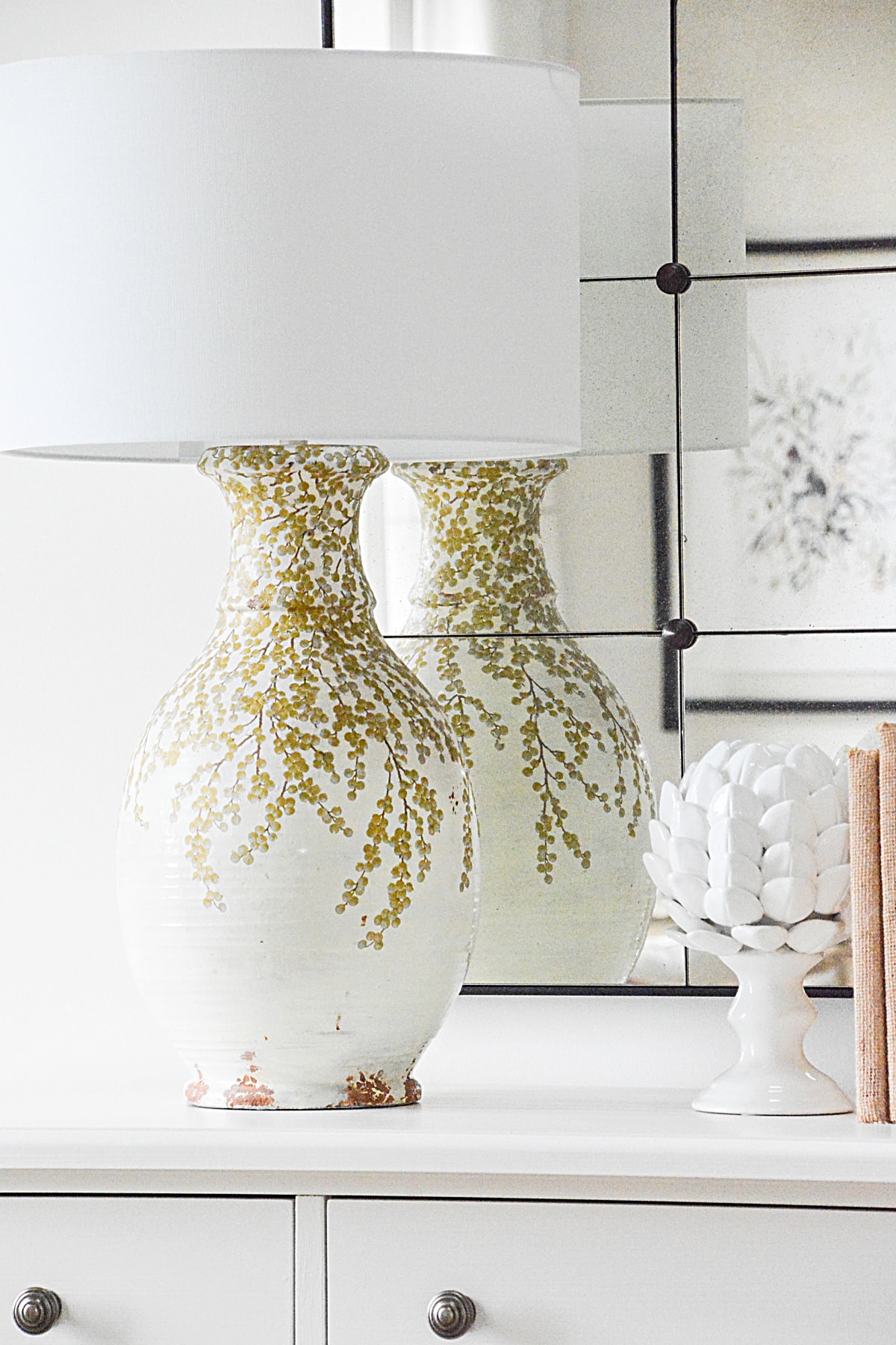 HSS 7_29- StoneGable- Decoupage Lamp