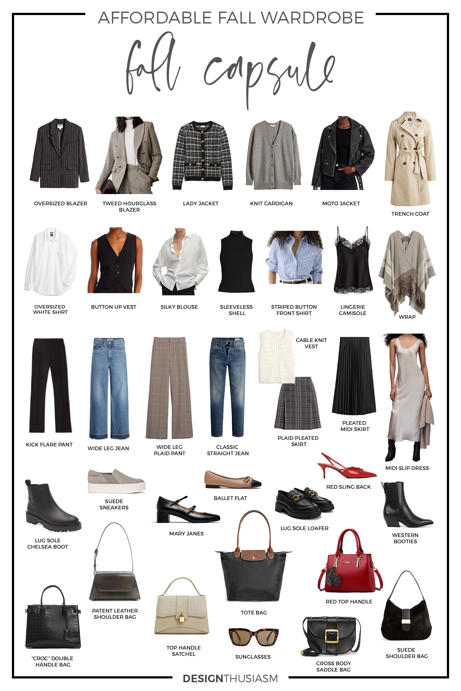 Fall 2023 Capsule Wardrobe