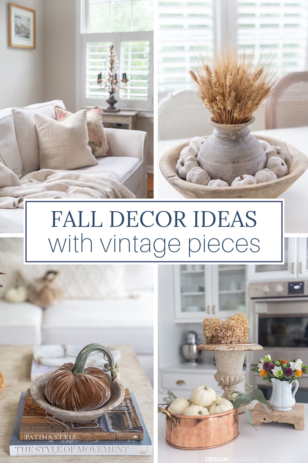 Vintage fall decor