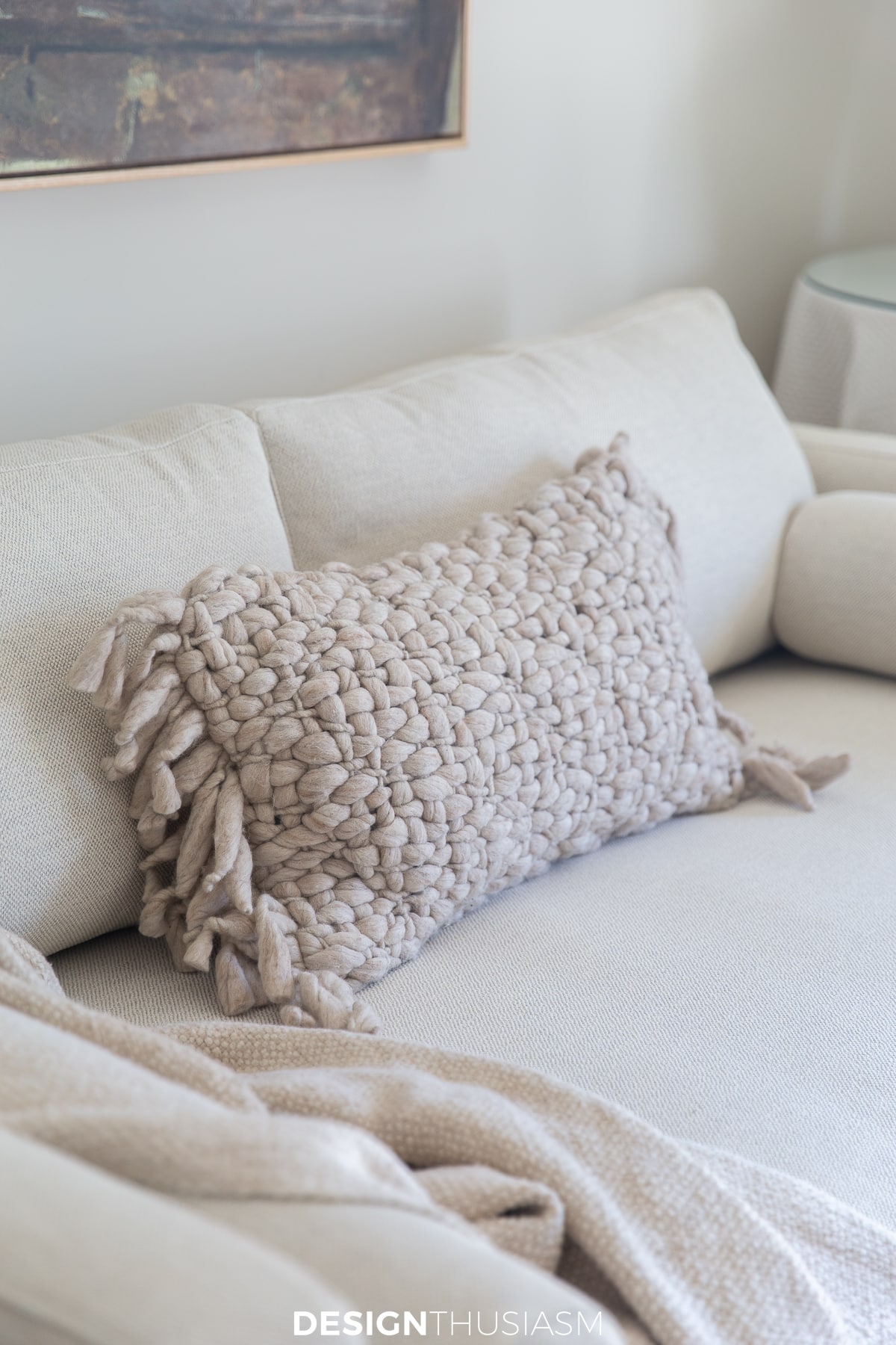 small sitting room sofa pillow