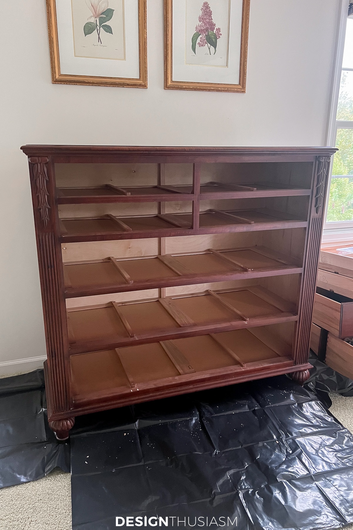 tall gentleman's chest with drawers taken out