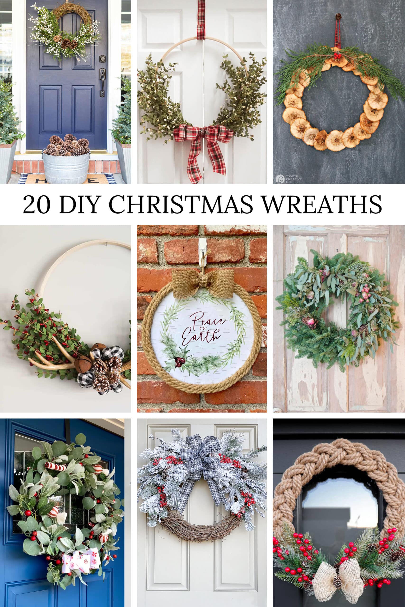 DIY Xmas Wreaths