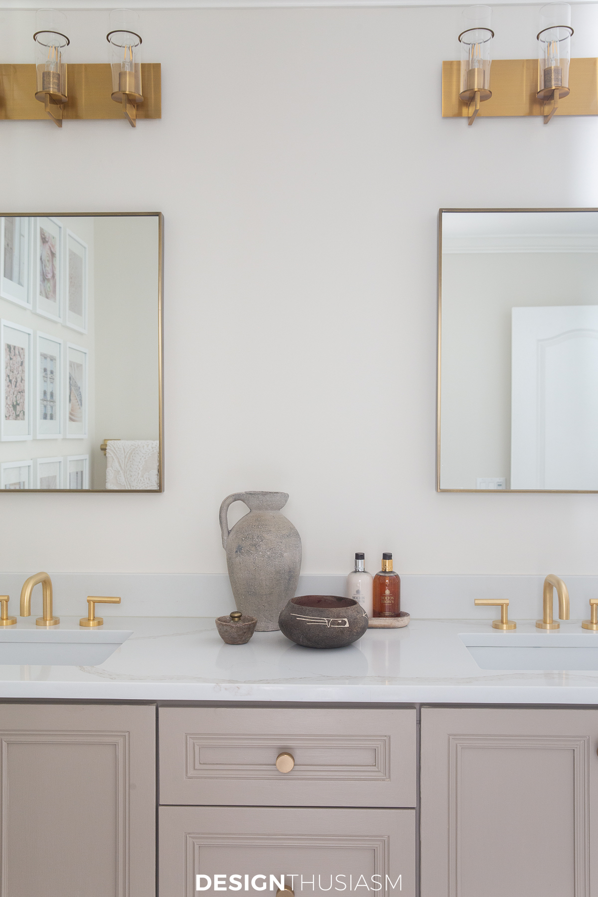 Bath remodel new counter and styling