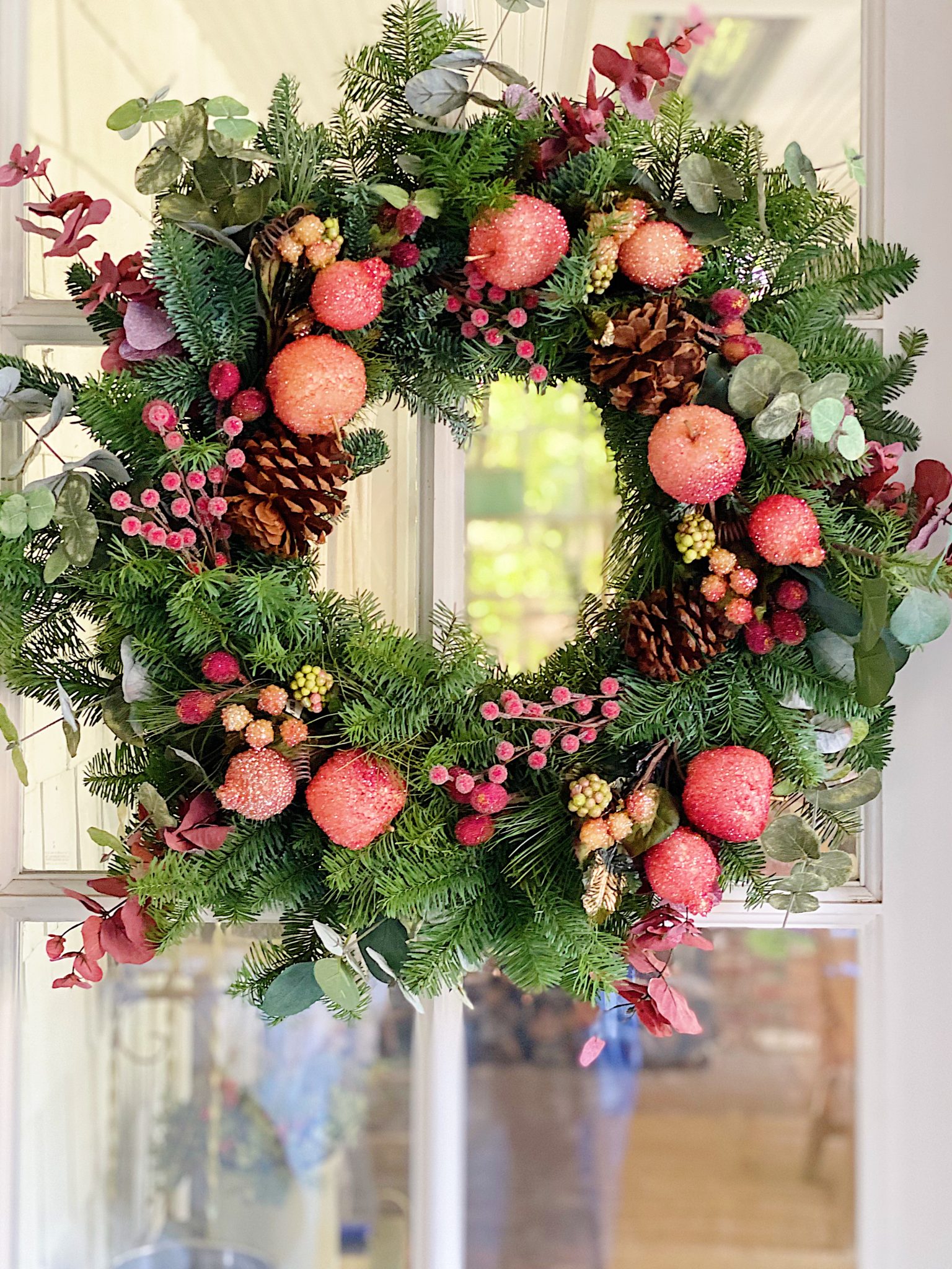 Christmas-Wreath-DIY from My 100 Year Old Home