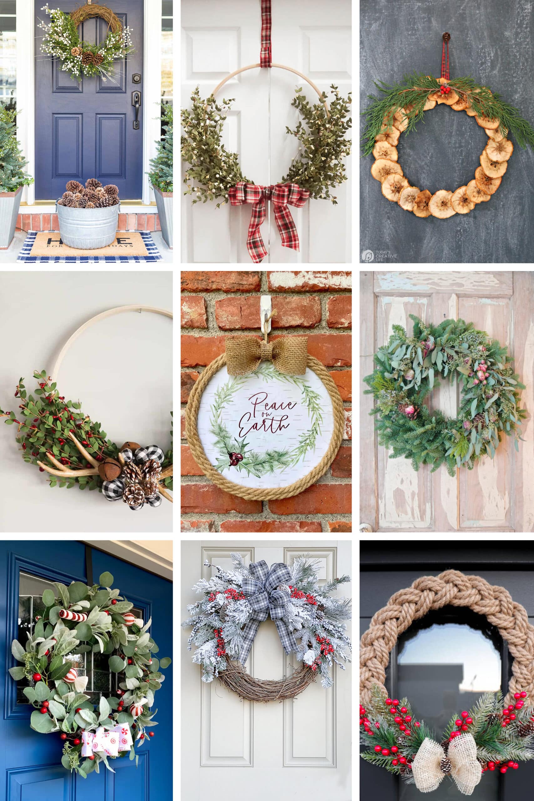 DIY Xmas Wreaths