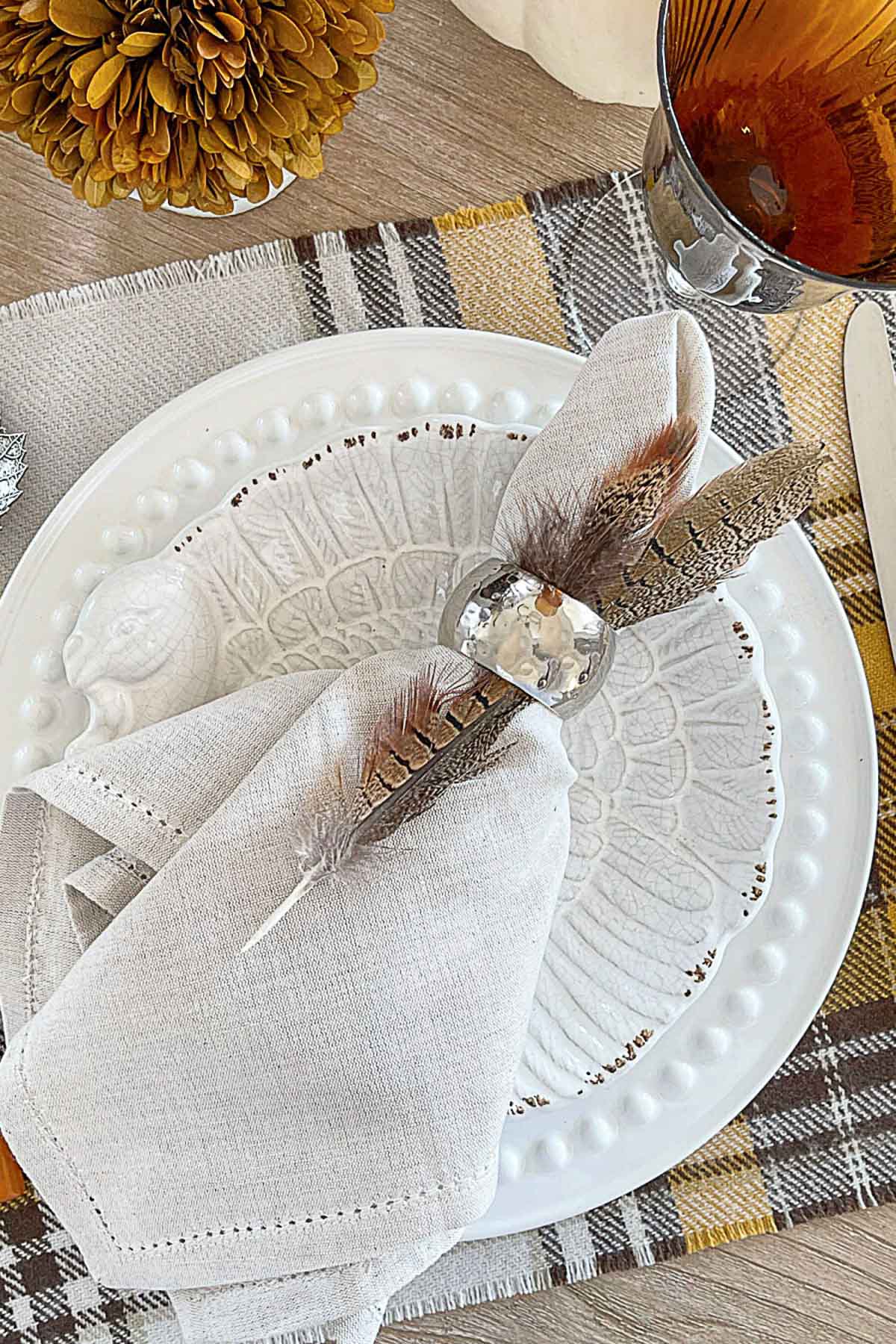 PLACEMAT FROM A THROW BLANKET- HSS 10-28, STONEGABLE