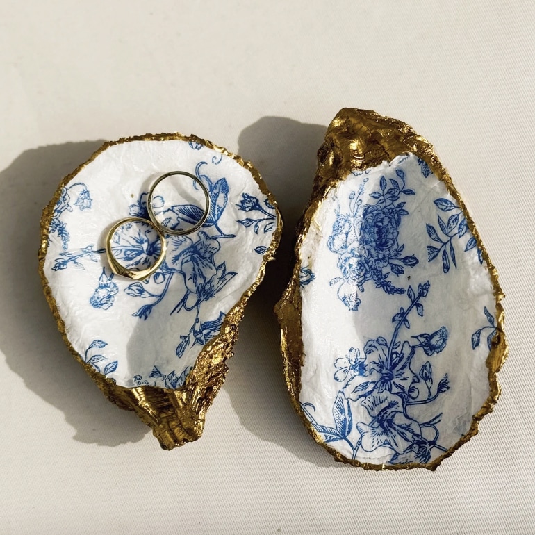 Oyster shell ring dish