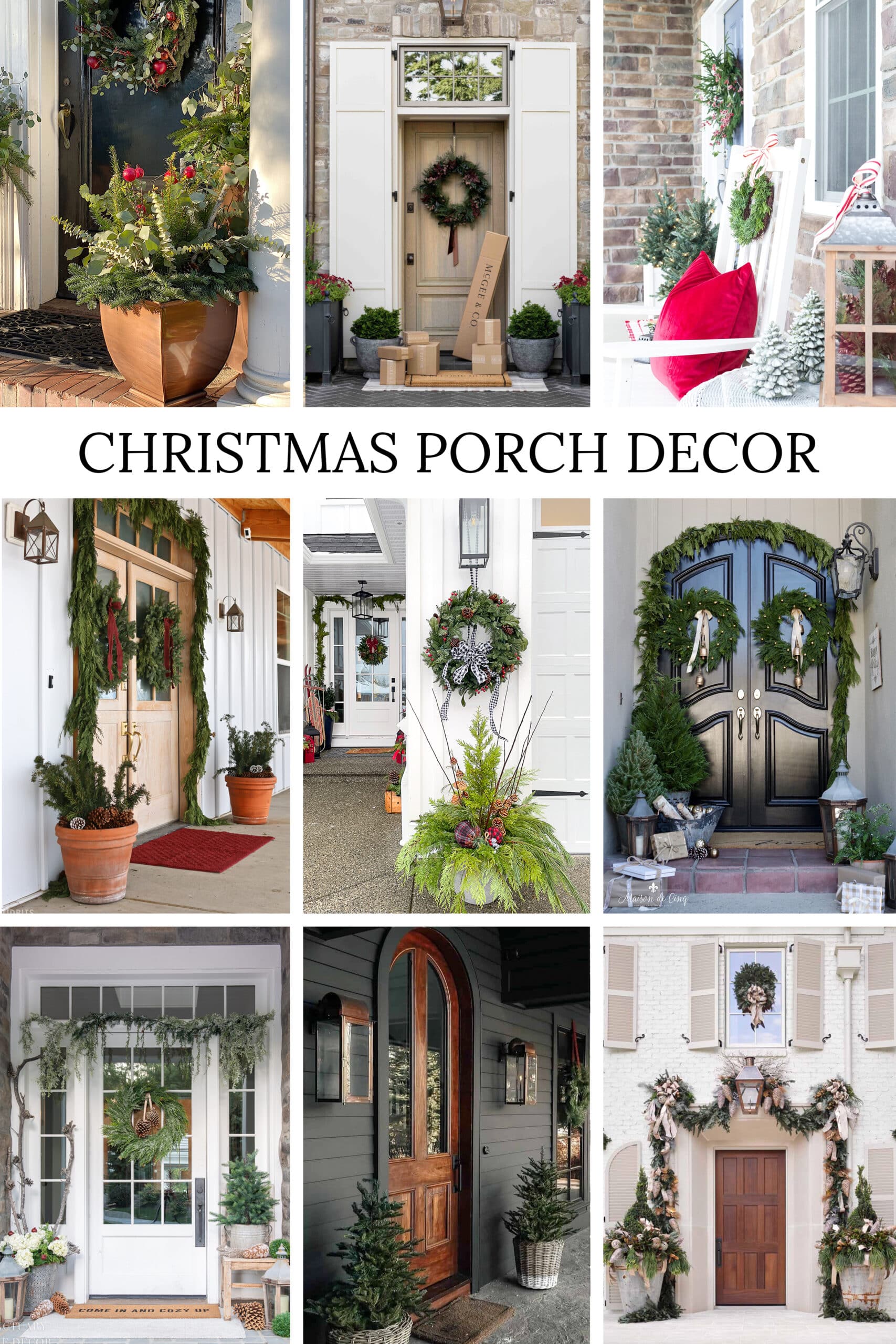 Christmas Porch Decor