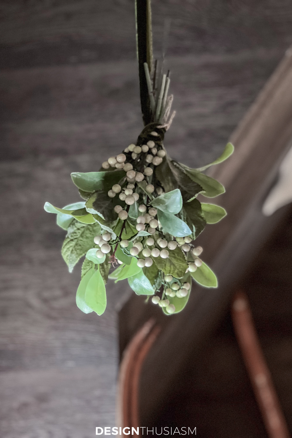 cozy cabin mistletoe and rustic christmas decorations