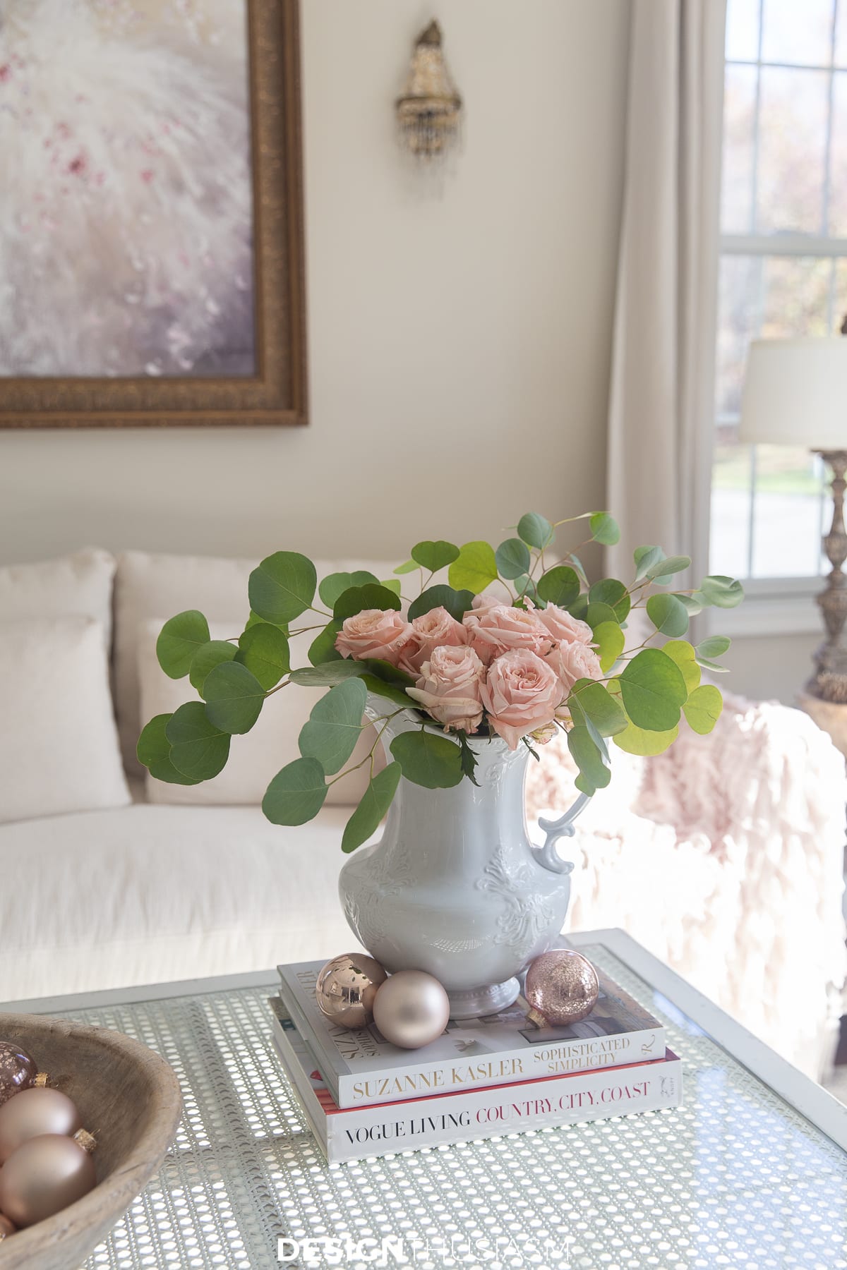 romantic french country christmas decor
