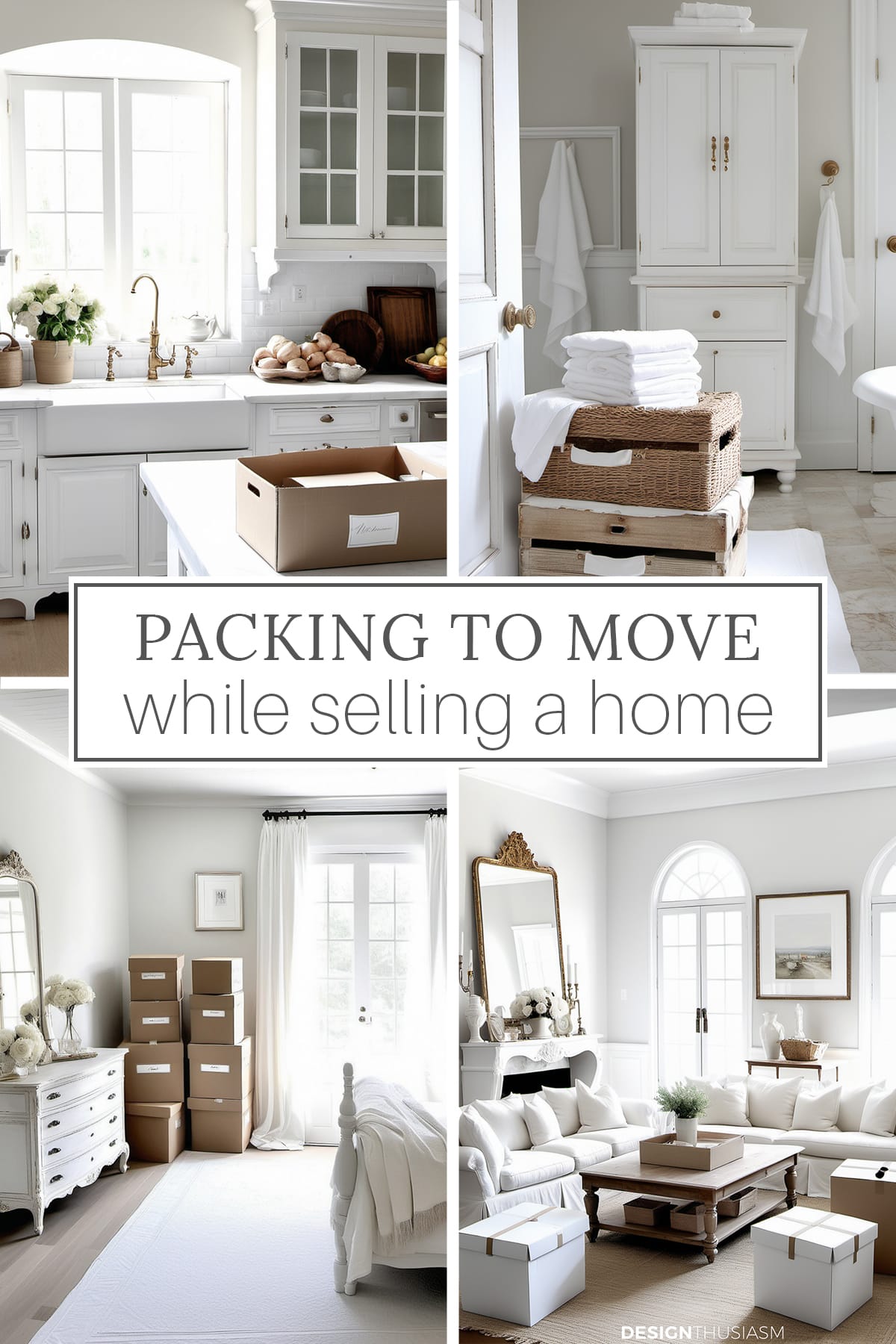 packing to move while selling your home