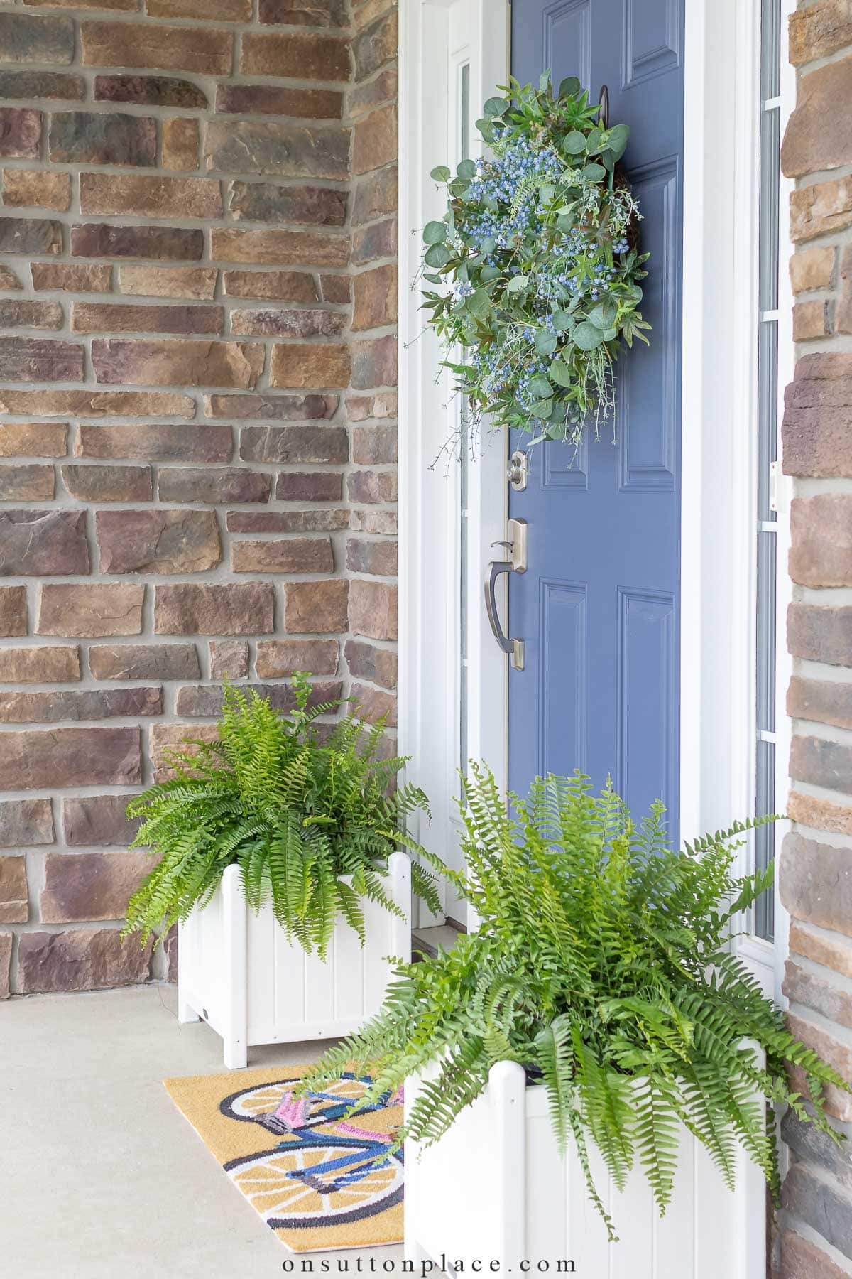 blue front door color sherwin williams distance 2023