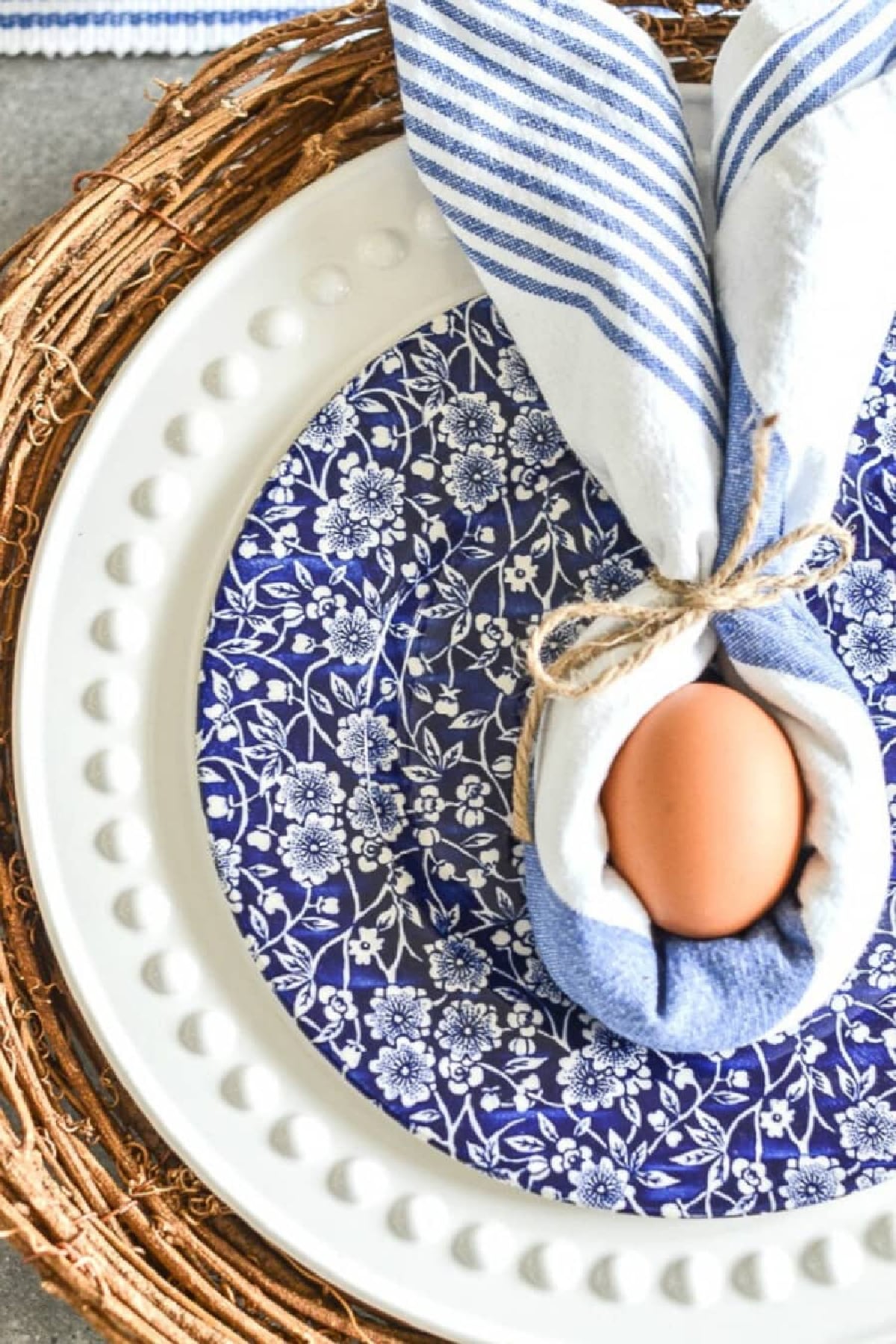 Bunny Napkin Fold- StoneGable