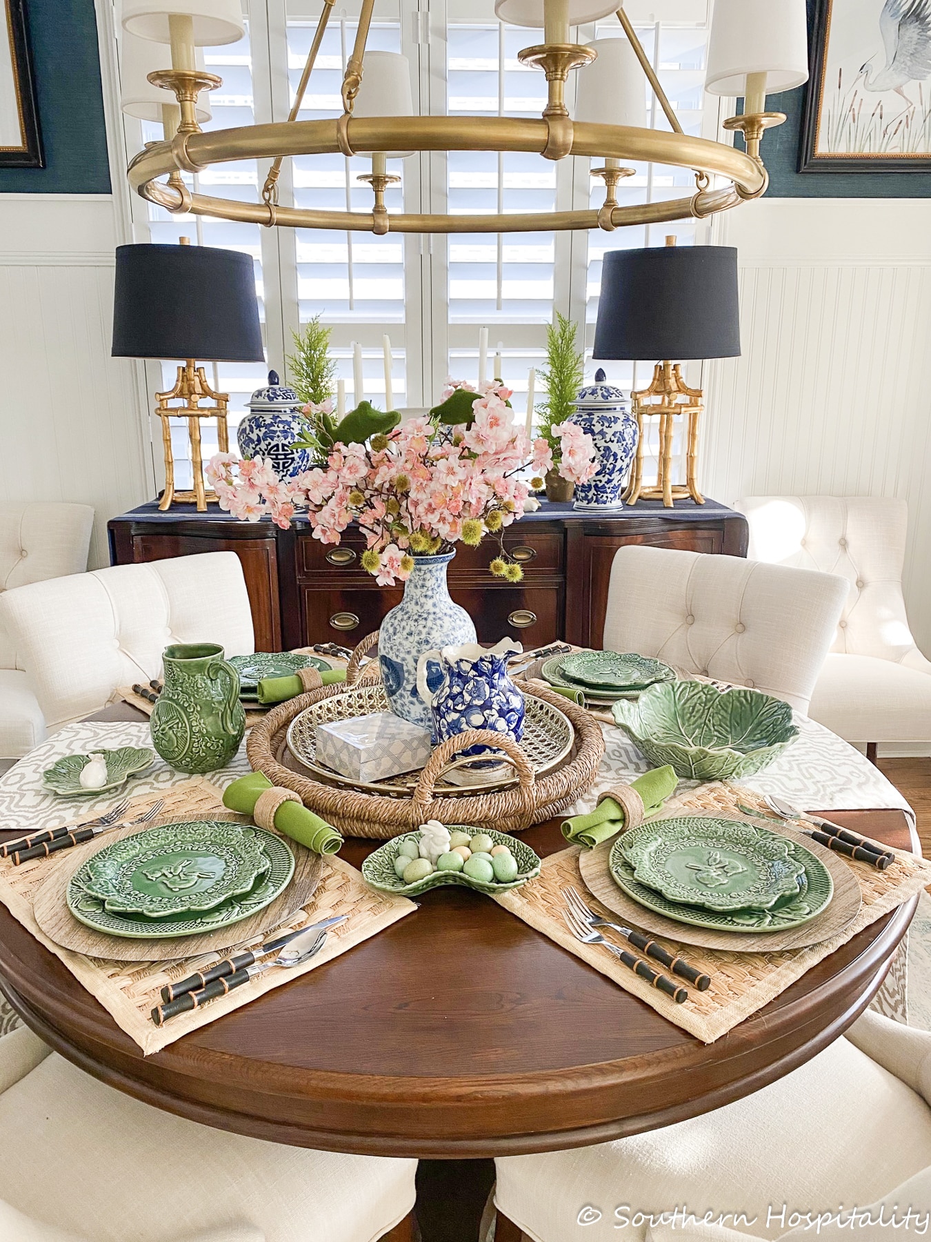 Spring Easter Dining Room Table