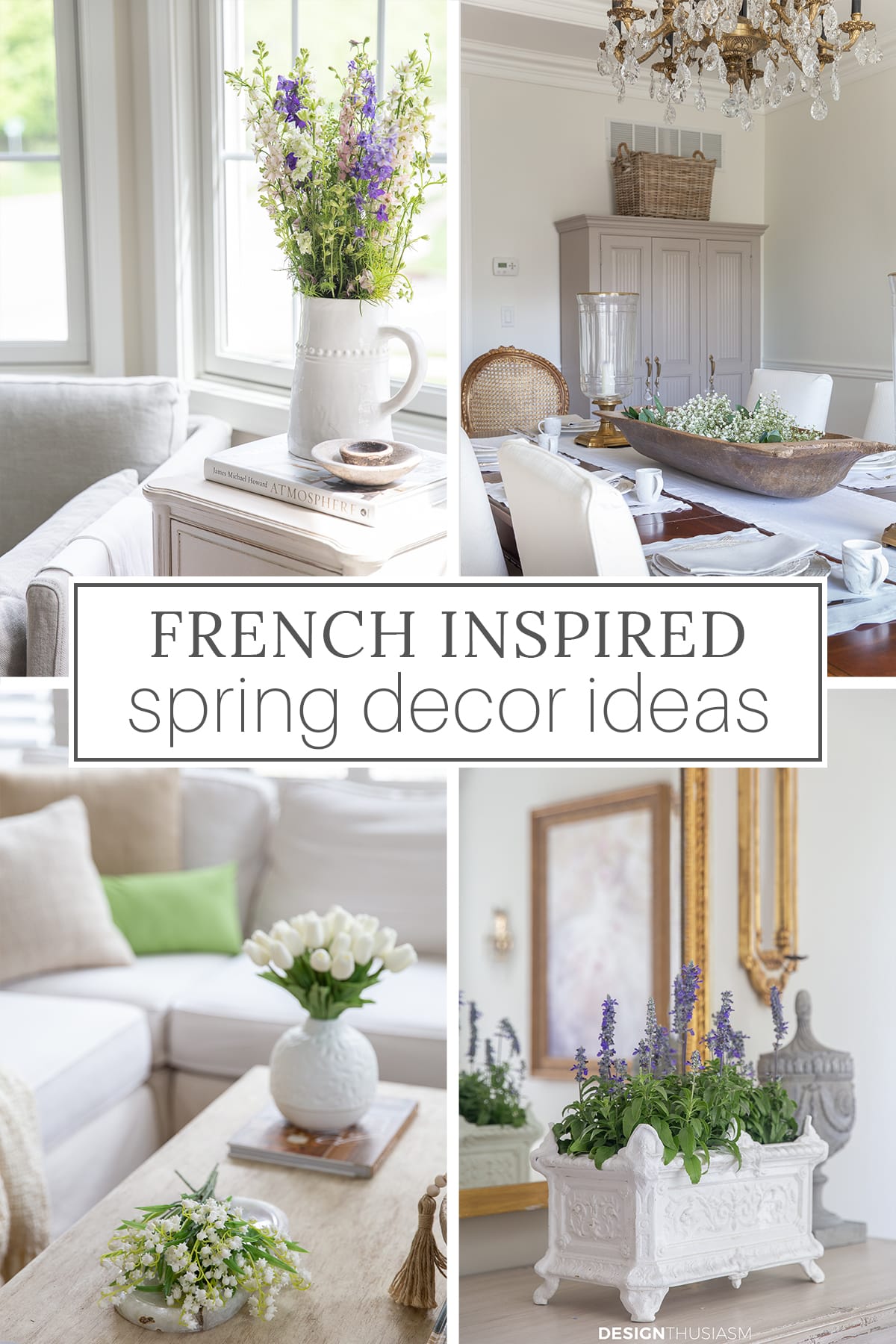 french inspired spring decor ideas