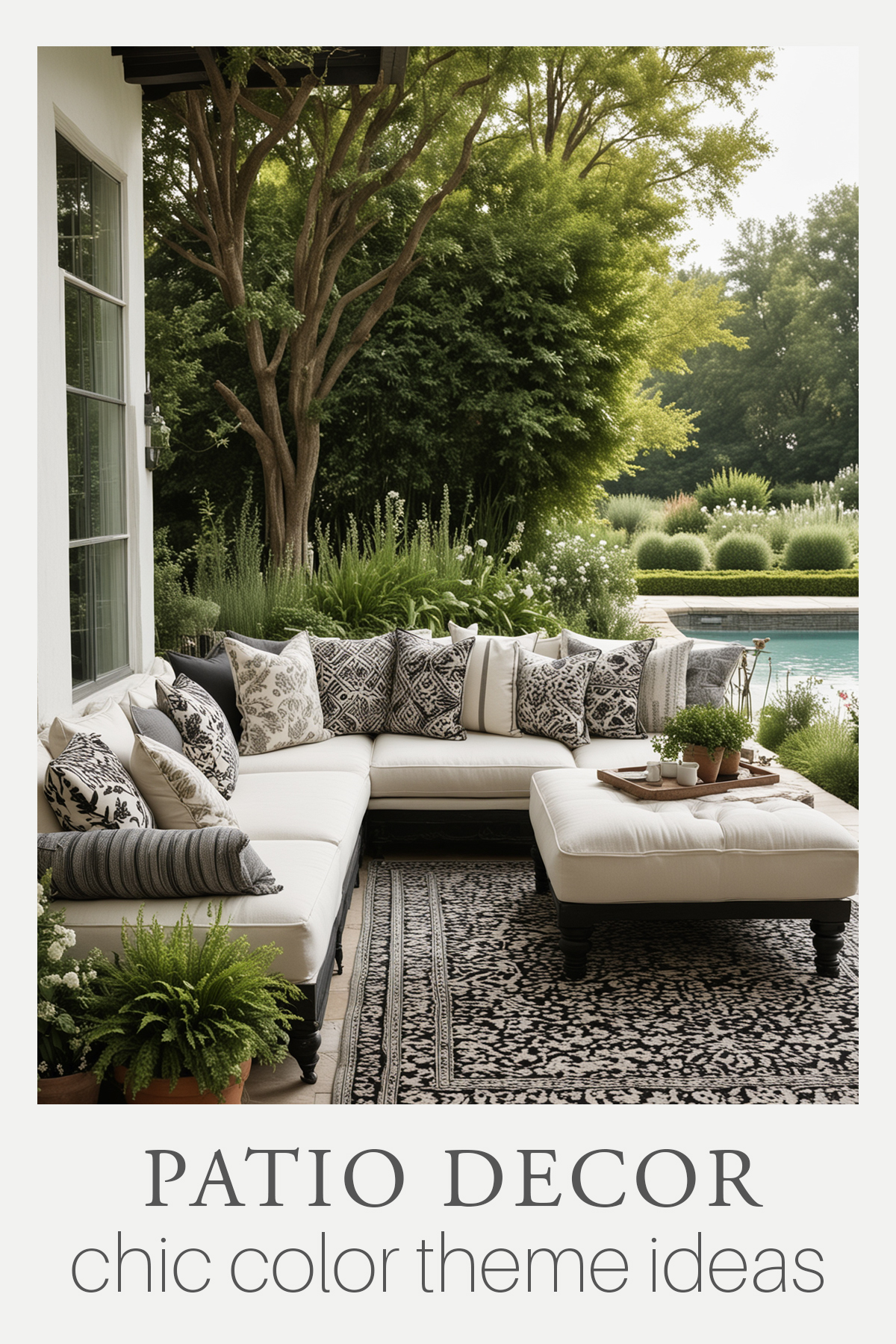 Patio decor ideas 4 Chic Themes for an Outdoor Oasis