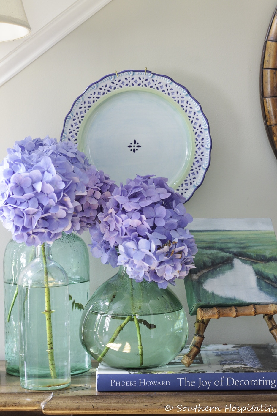 Decorating with Summer Hydrangeas