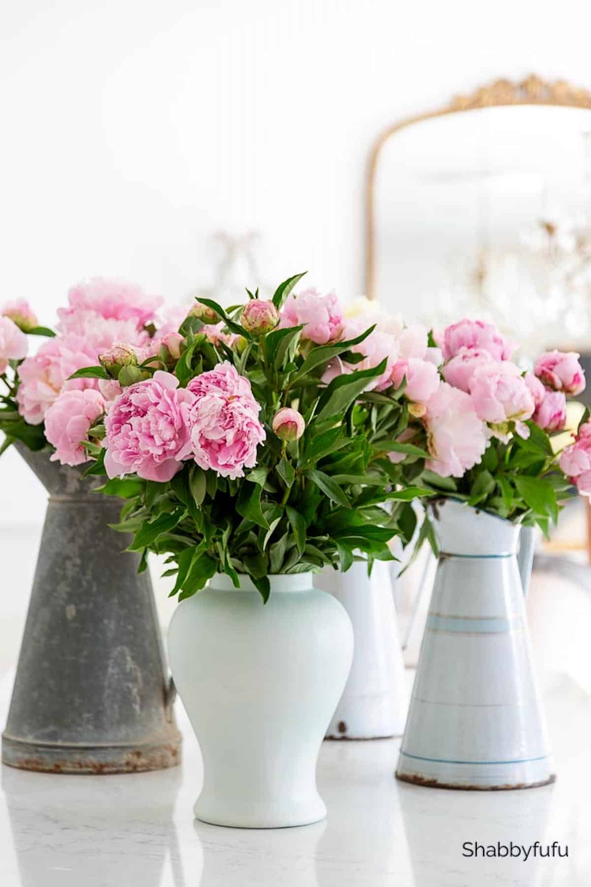 The Art Of Arranging Peonies