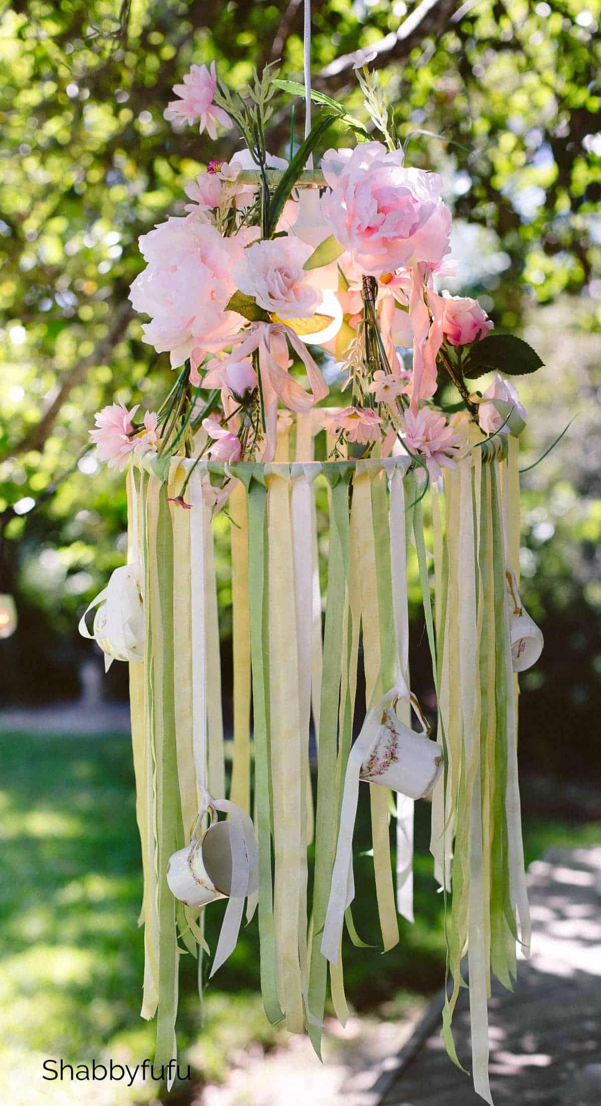 Create A Floral Garden Chandelier