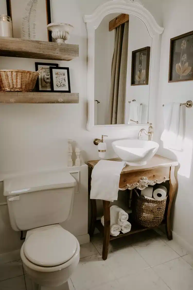 Luxe French Country Bathrooms