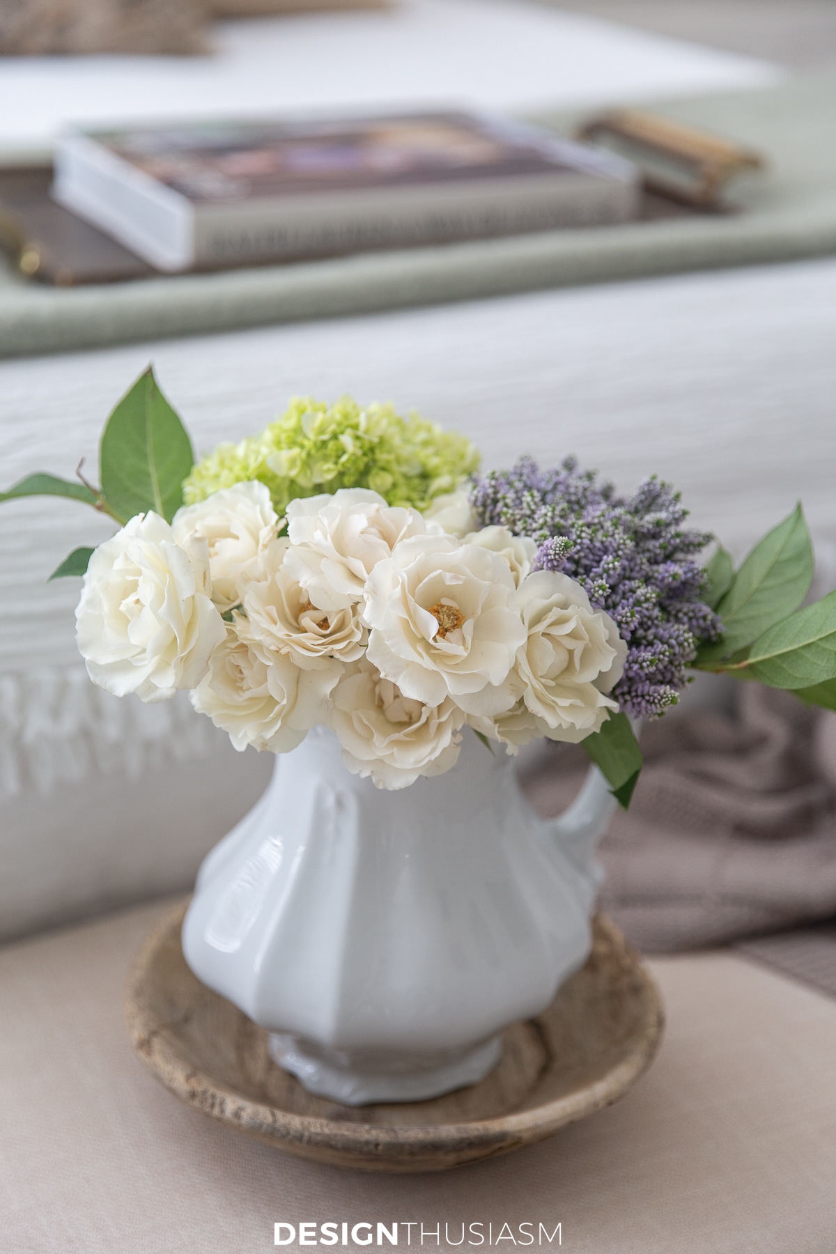 fall transition bedroom floral