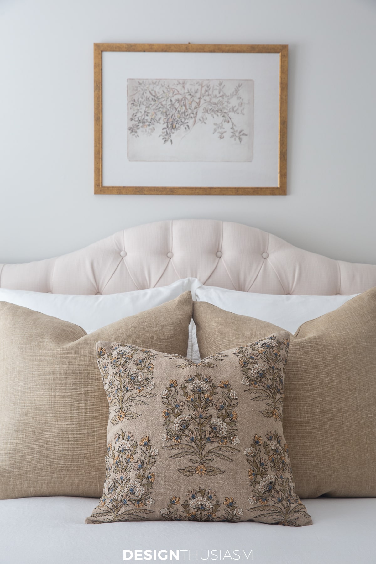 fall transition bedroom pillows