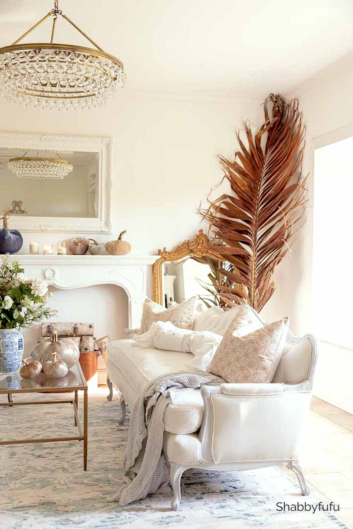 Shabbyfufu | French Fall Decor In The Living Room