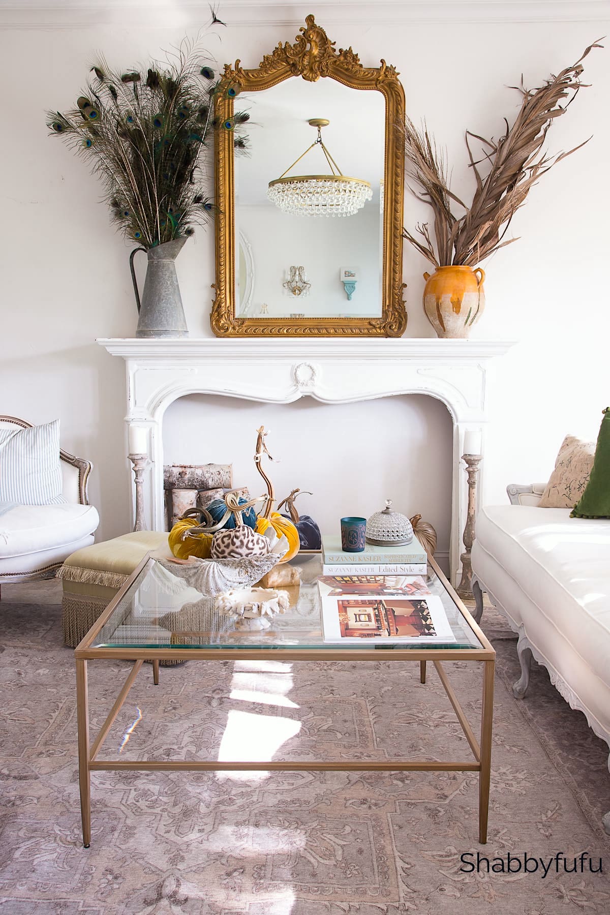 Shabbyfufu | Elegance Meets Autumn - French Style Living Room