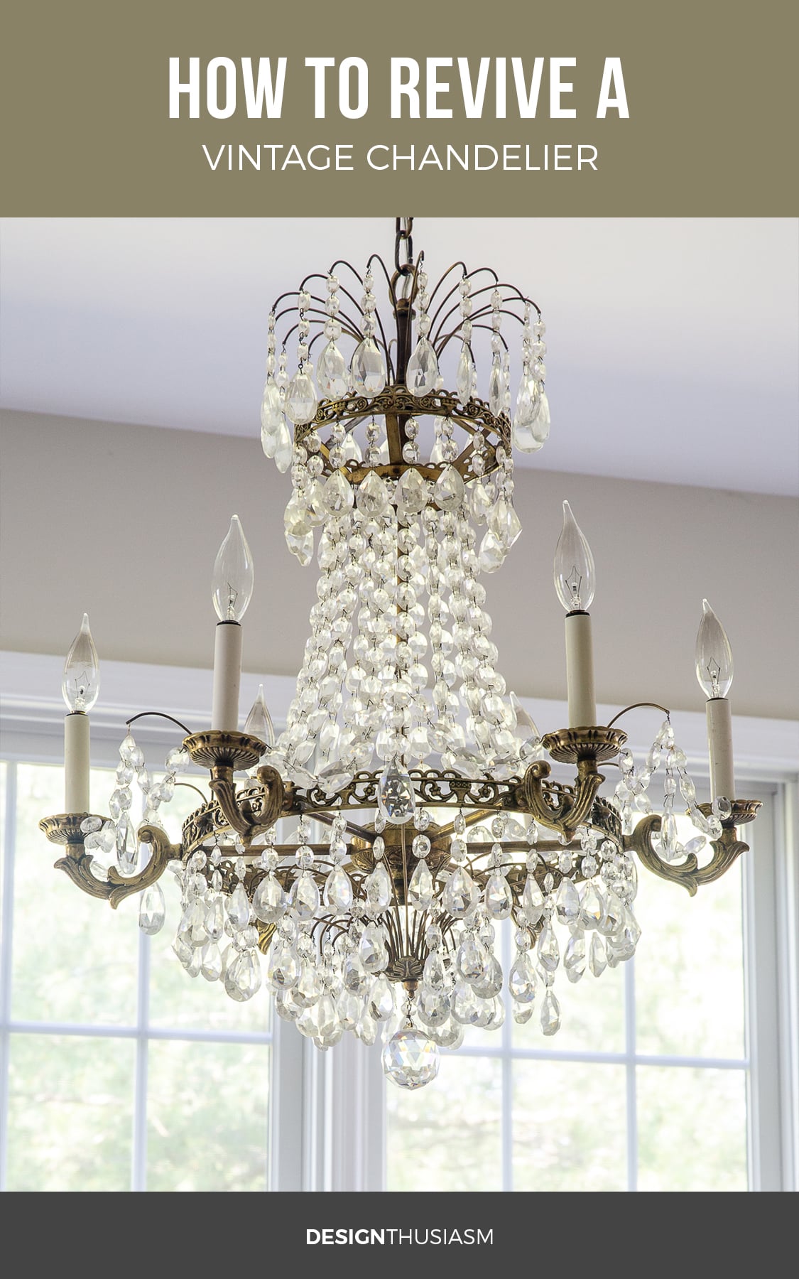How to Revive a Vintage Chandelier